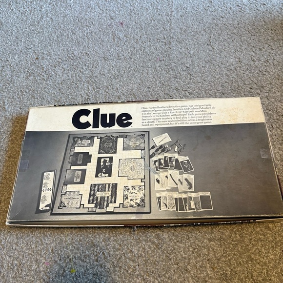 Vintage Parker Brothers Clue Board Game 1972 Detective Murder Mystery - Picture 2 of 7